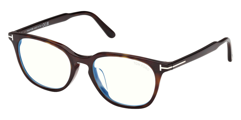 Tom Ford® FT6149-D-B Eyeglasses FT6149-D-B 052 55 - 052 - Dark Havana/Dark Havana