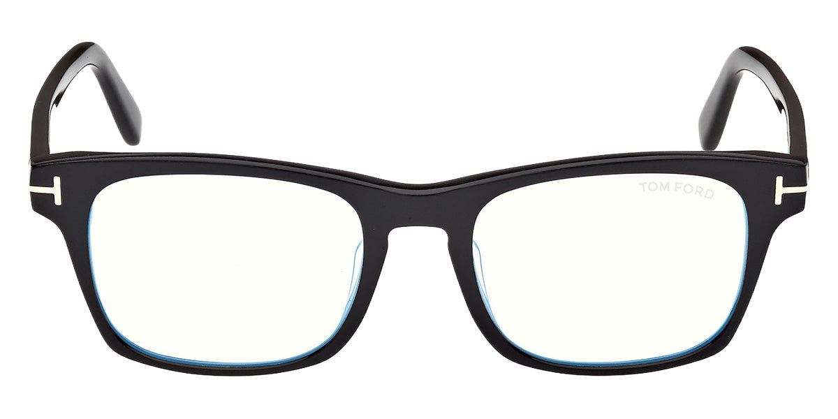 Tom Ford® FT6150-D-B Eyeglasses FT6150-D-B 001 55 - 001 - Shiny Black/Shiny Black