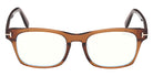 Tom Ford® FT6150-D-B Eyeglasses FT6150-D-B 048 55 - 048 - Shiny Dark Brown/Shiny Dark Brown