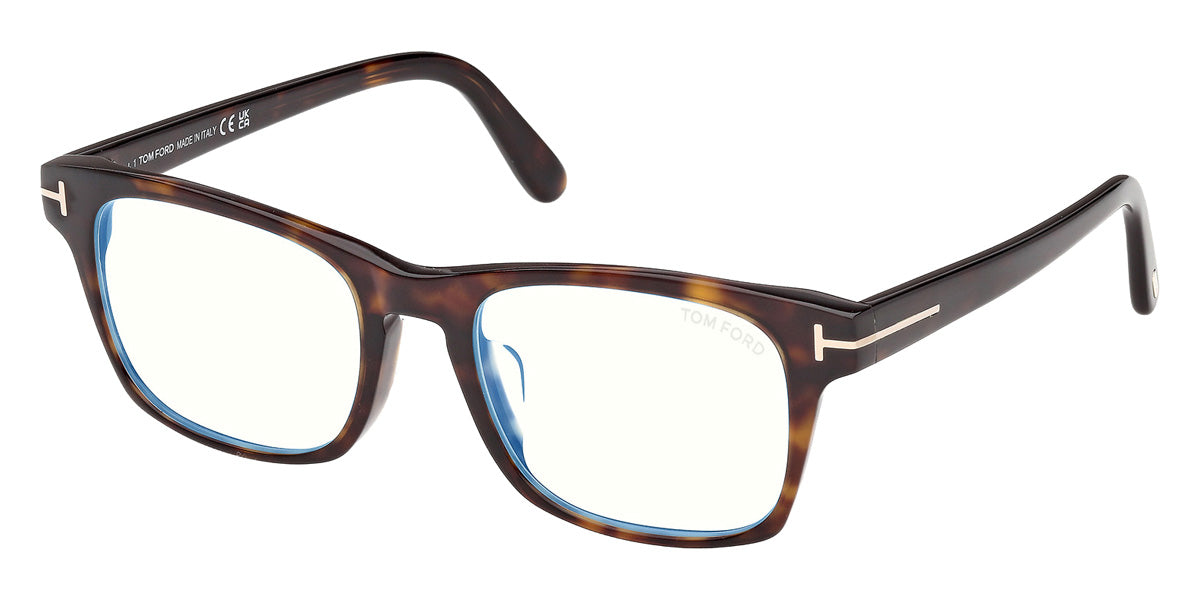 Tom Ford® FT6150-D-B Eyeglasses FT6150-D-B 052 55 - 052 - Dark Havana/Dark Havana