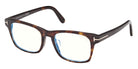 Tom Ford® FT6150-D-B Eyeglasses FT6150-D-B 052 55 - 052 - Dark Havana/Dark Havana