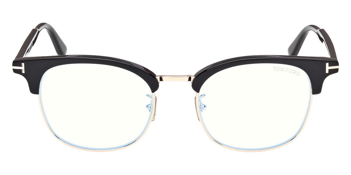 Tom Ford® FT6151-D-B Eyeglasses FT6151-D-B 001 54 - 001 - Shiny Black/Shiny Black