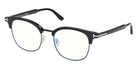 Tom Ford® FT6151-D-B Eyeglasses FT6151-D-B 005 54 - 005 - Shiny Black/Shiny Black
