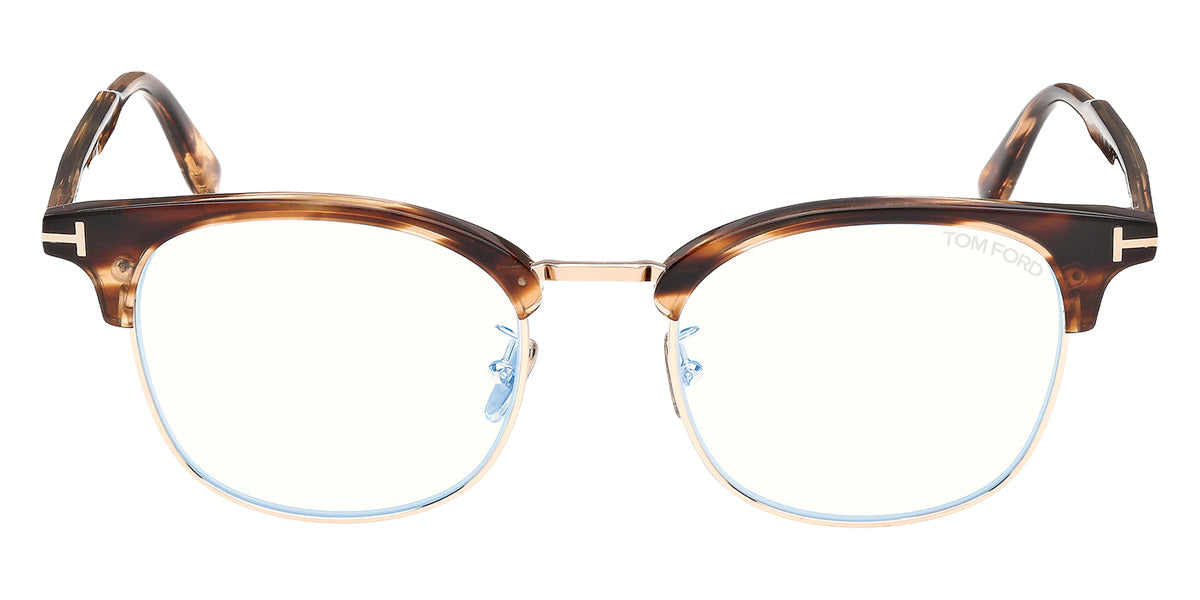 Tom Ford® FT6151-D-B Eyeglasses FT6151-D-B 055 54 - 055 - Coloured Havana/Coloured Havana
