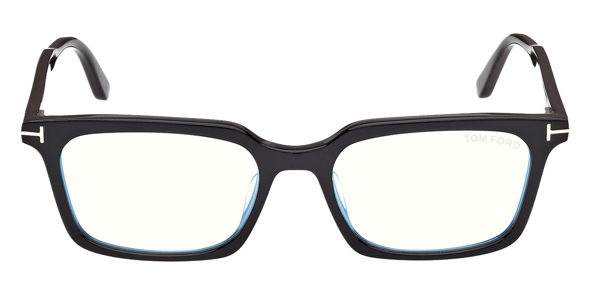 Tom Ford® FT6153-D-B Eyeglasses FT6153-D-B 001 57 - 001 - Shiny Black/Shiny Black