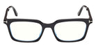 Tom Ford® FT6153-D-B Eyeglasses FT6153-D-B 001 57 - 001 - Shiny Black/Shiny Black