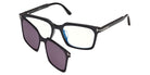 Tom Ford® FT6153-D-B Eyeglasses FT6153-D-B 001 57 - 001 - Shiny Black/Shiny Black