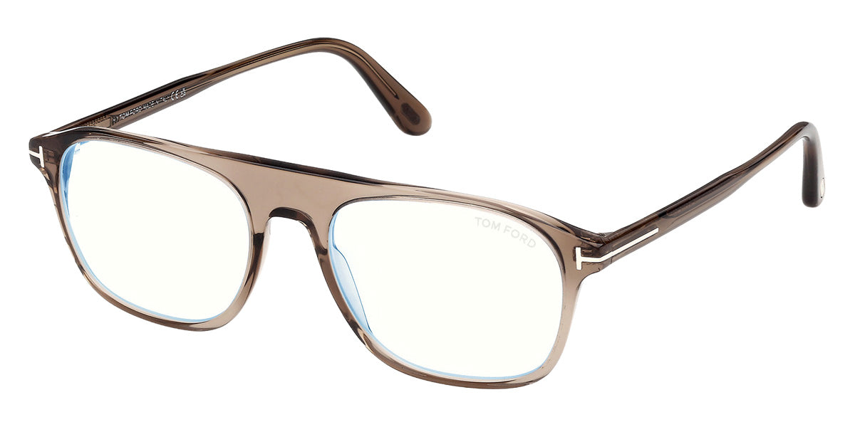 Tom Ford® FT6167-B Eyeglasses FT6167-B 045 53 - 045 - Shiny Light Brown/Shiny Light Brown