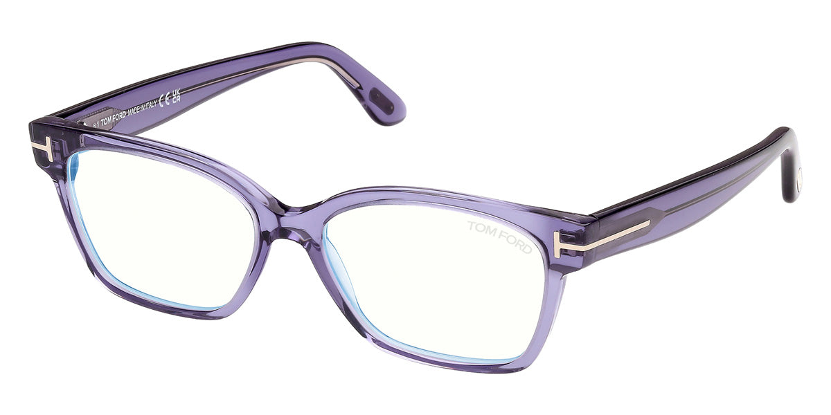 Tom Ford® FT6171-B Eyeglasses FT6171-B 078 53 - 078 - Shiny Lilac/Shiny Lilac