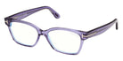 Tom Ford® FT6171-B Eyeglasses FT6171-B 078 53 - 078 - Shiny Lilac/Shiny Lilac