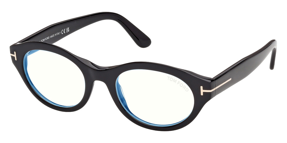 Tom Ford® FT6172-B Eyeglasses FT6172-B 001 51 - 001 - Shiny Black/Shiny Black