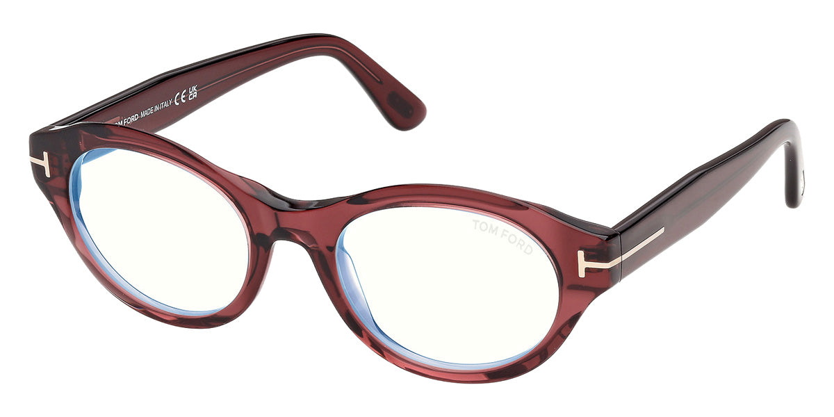 Tom Ford® FT6172-B Eyeglasses FT6172-B 069 51 - 069 - Shiny Bordeaux/Shiny Bordeaux