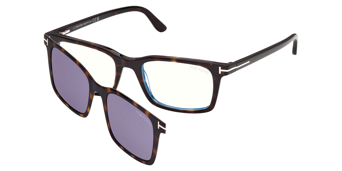 Tom Ford® FT6175-B Eyeglasses FT6175-B 052 53 - 052 - Dark Havana/Dark Havana
