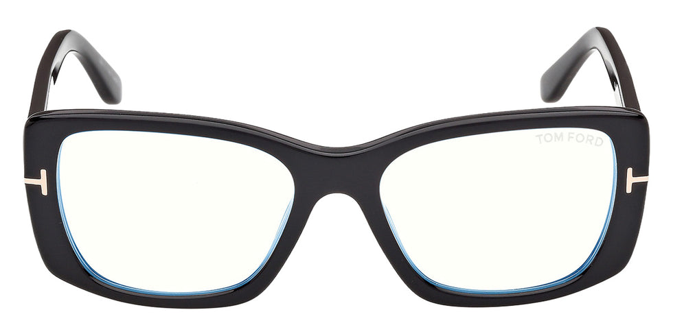 Tom Ford® FT6176-B Eyeglasses FT6176-B 001 53 - 001 - Shiny Black/Shiny Black