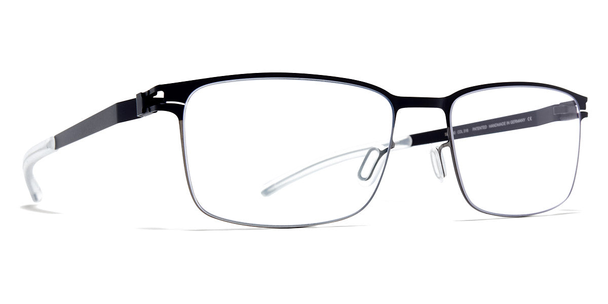 Mykita® GERHARD MYK GERHARD Shiny Graphite/Nearly Black 52 - Shiny Graphite/Nearly Black Eyeglasses