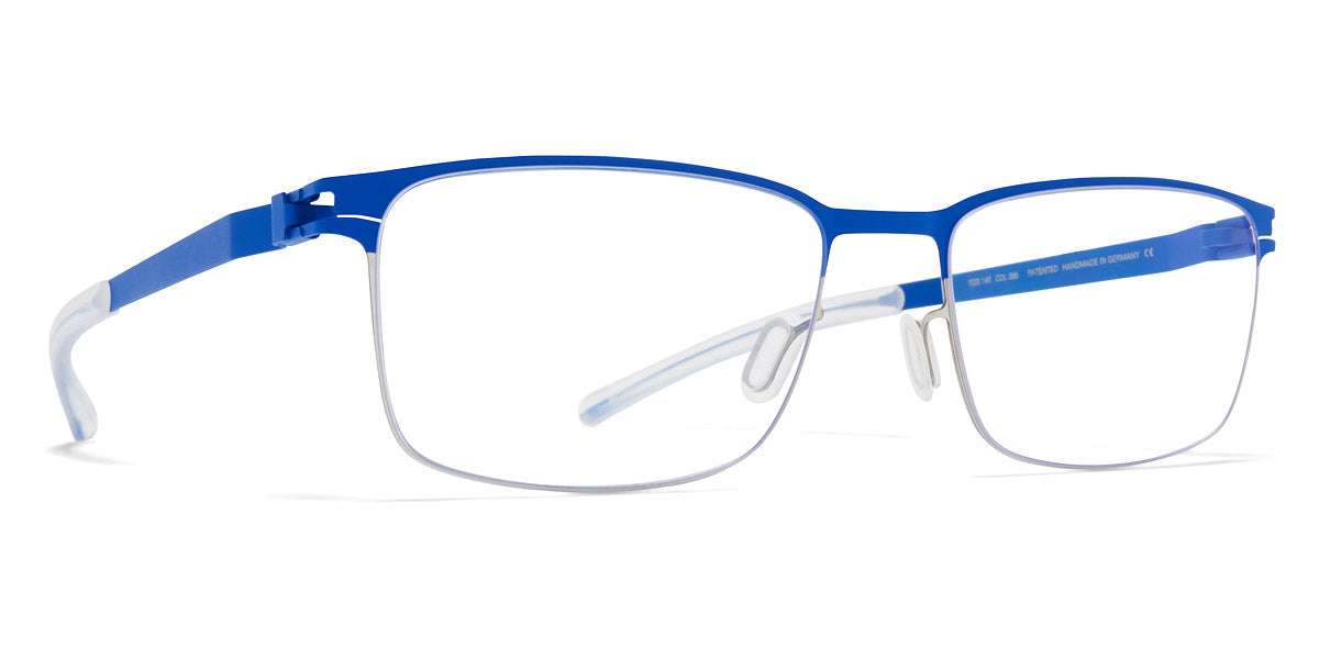 Mykita® GERHARD MYK GERHARD Shiny Silver/Yale Blue 52 - Shiny Silver/Yale Blue Eyeglasses