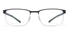 Mykita® GERHARD MYK GERHARD Silver/Black 52 - Silver/Black Eyeglasses
