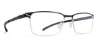 Mykita® GERHARD MYK GERHARD Silver/Black 52 - Silver/Black Eyeglasses