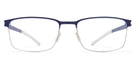 Mykita® GERHARD MYK GERHARD Silver/Navy 52 - Silver/Navy Eyeglasses