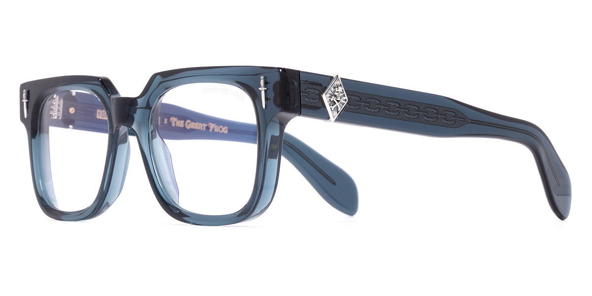 Cutler and Gross® GFOP00752 GFOP00752 DEEP BLUE 52 - Deep Blue Eyeglasses