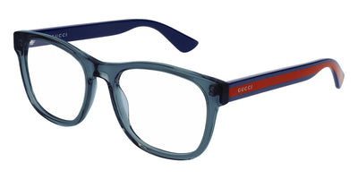 Gucci® GG0004ON GUC GG0004ON 012 53 - Blue Eyeglasses