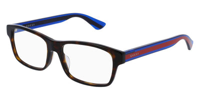 Gucci® GG0006OAN GUC GG0006OAN 003 55 - Havana/Blue Eyeglasses