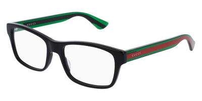 Gucci® GG0006ON GUC GG0006ON 006 55 - Black/Green Eyeglasses