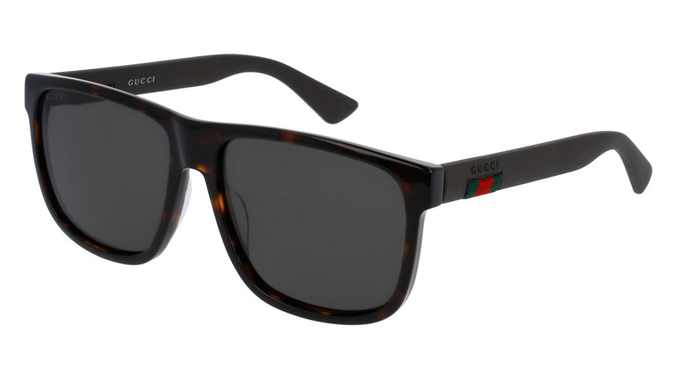 Gucci® GG0010S GUC GG0010S 003 58 - Havana/Brown Sunglasses