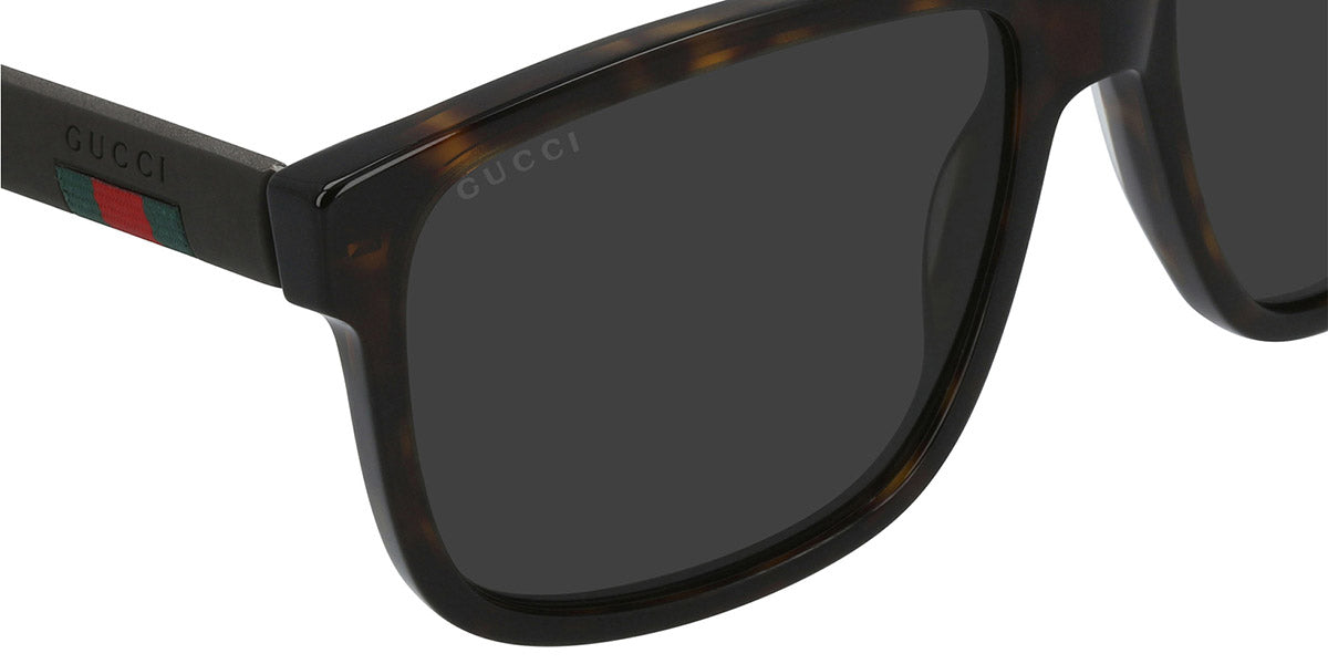 Gucci® GG0010S GUC GG0010S 003 58 - Havana/Brown Sunglasses