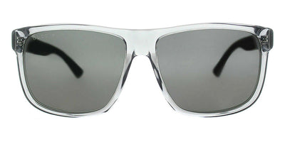 Gucci® GG0010S GUC GG0010S 004 58 - Gray/Black Sunglasses