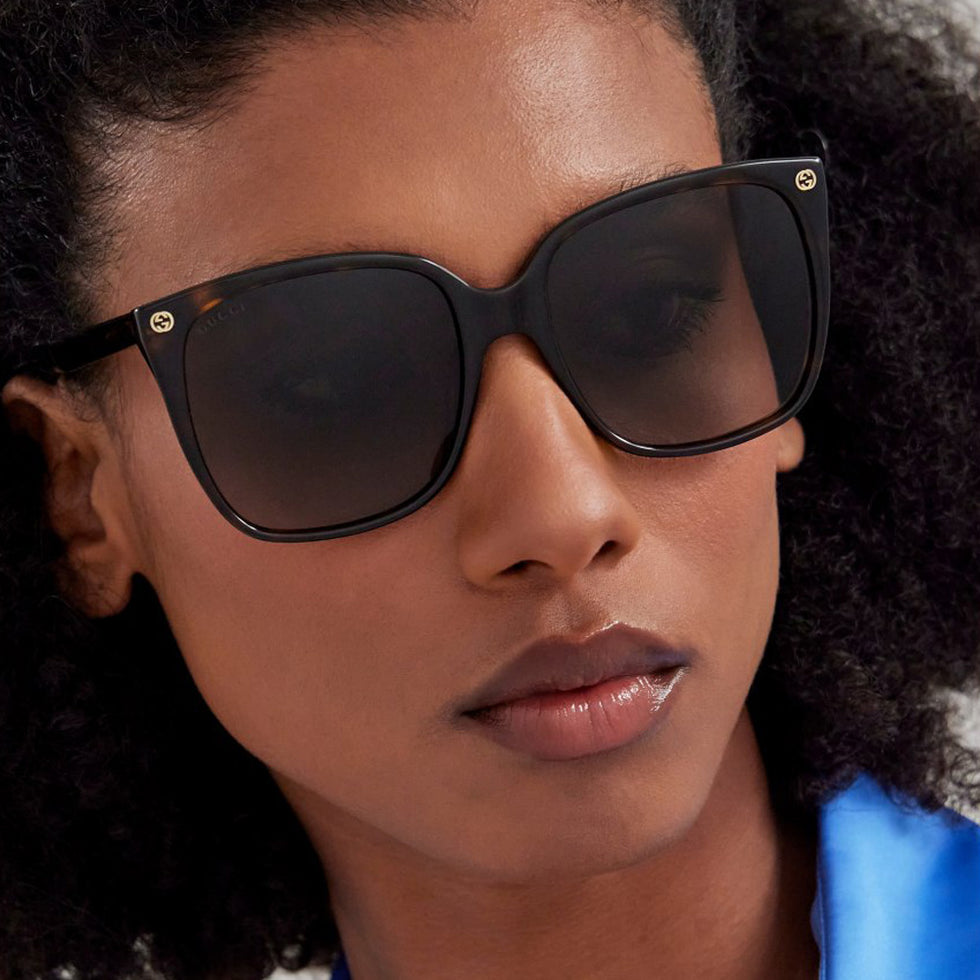 Gucci® GG0022S Sunglasses - Havana