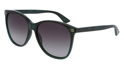 Gucci® GG0024S GUC GG0024S 004 58 - Green Sunglasses