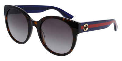 Gucci® GG0035SN GUC GG0035SN 004 54 - Havana/Blue Sunglasses