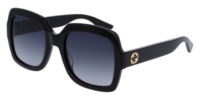 Gucci® GG0036SN GUC GG0036SN 001 54 - Black Sunglasses