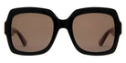 Gucci® GG0036SN GUC GG0036SN 002 54 - Black/Green Sunglasses