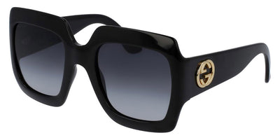 Gucci® GG0053SN GUC GG0053SN 001 54 - Black Sunglasses