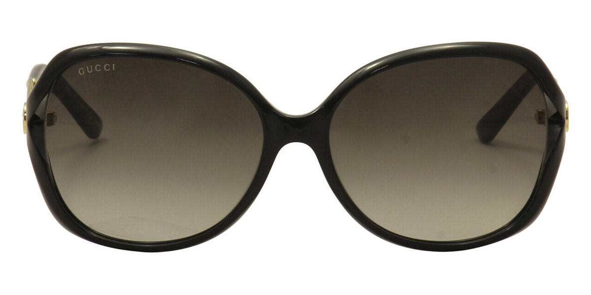 Gucci® GG0076S GUC GG0076S 002 60 - Black/Gold Sunglasses
