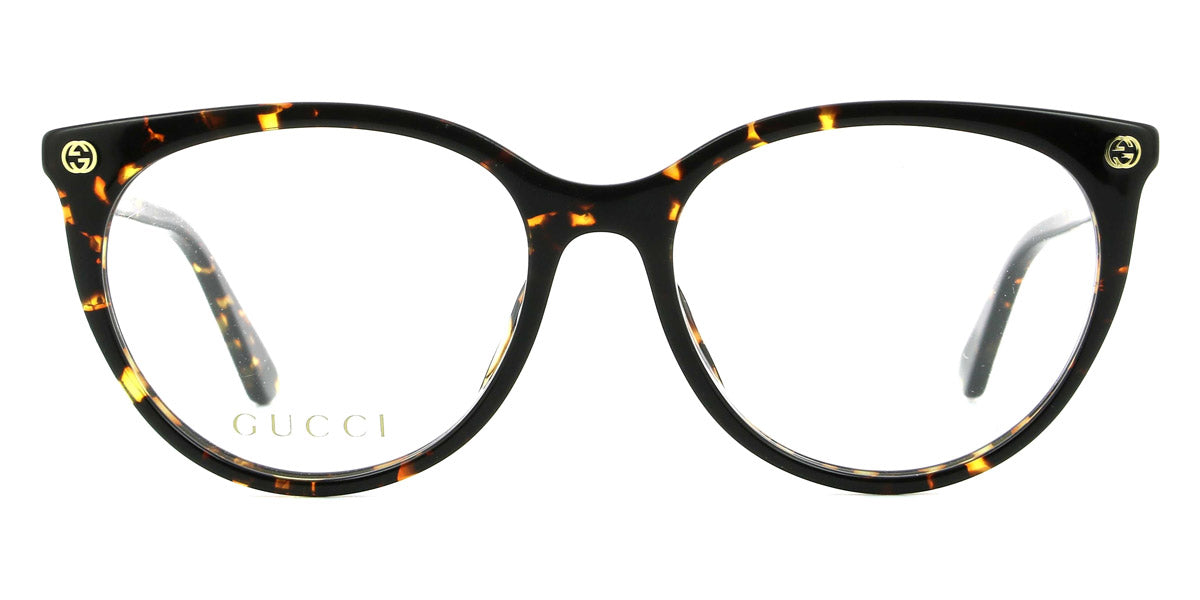 Gucci® GG0093O GUC GG0093O 002 53 - Havana Eyeglasses