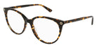 Gucci® GG0093O GUC GG0093O 002 53 - Havana Eyeglasses