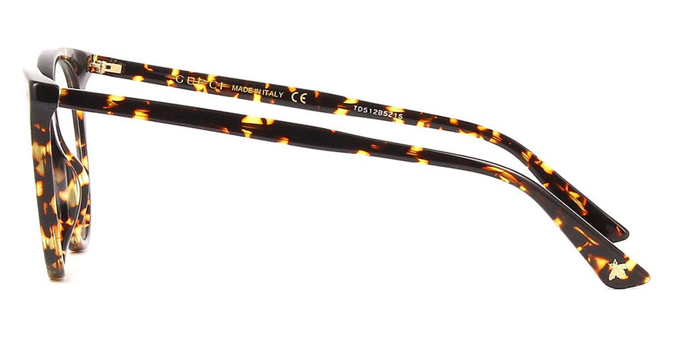 Gucci® GG0093O GUC GG0093O 002 53 - Havana Eyeglasses