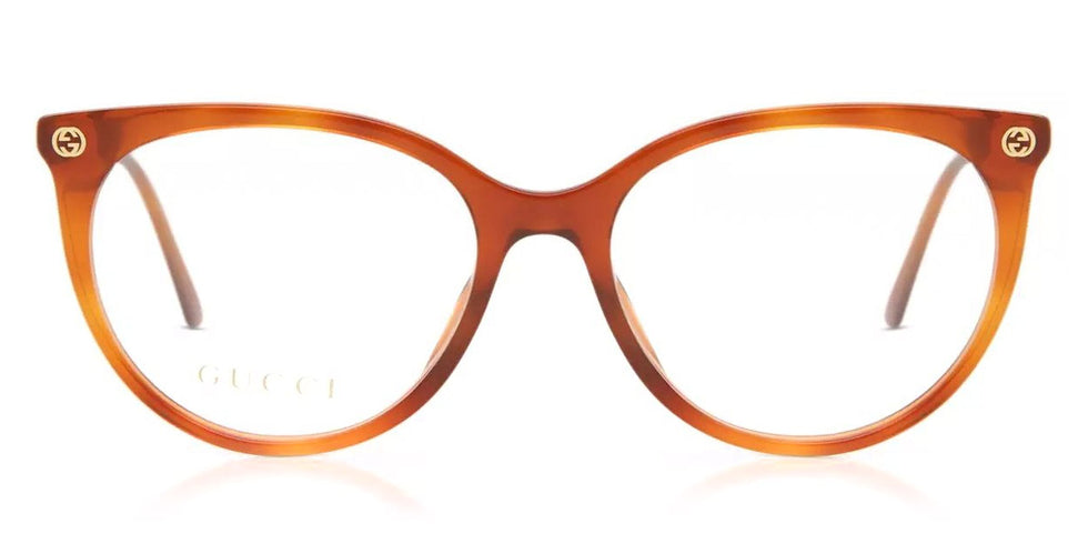 Gucci® GG0093O GUC GG0093O 003 53 - Havana Eyeglasses