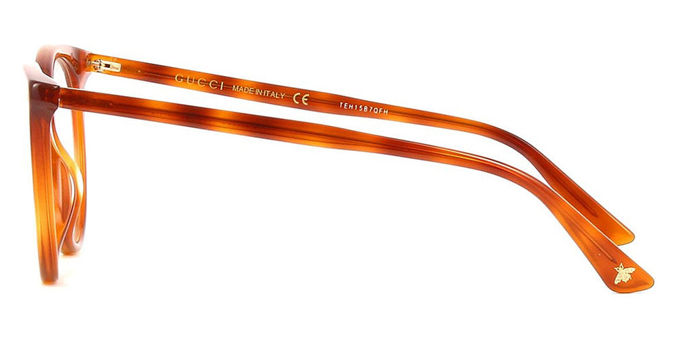 Gucci® GG0093O GUC GG0093O 003 53 - Havana Eyeglasses