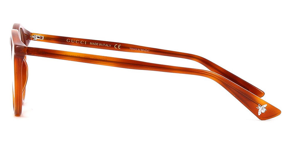 Gucci® GG0121O GUC GG0121O 003 49 - Havana Eyeglasses