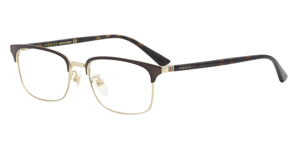 Gucci® GG0131O GUC GG0131O 002 53 - Brown/Havana Eyeglasses