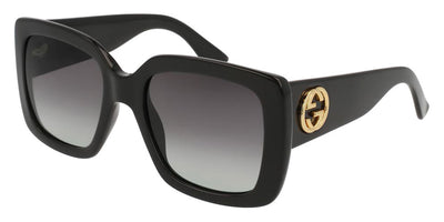 Gucci® GG0141SN GUC GG0141SN 001 53 - Black Sunglasses