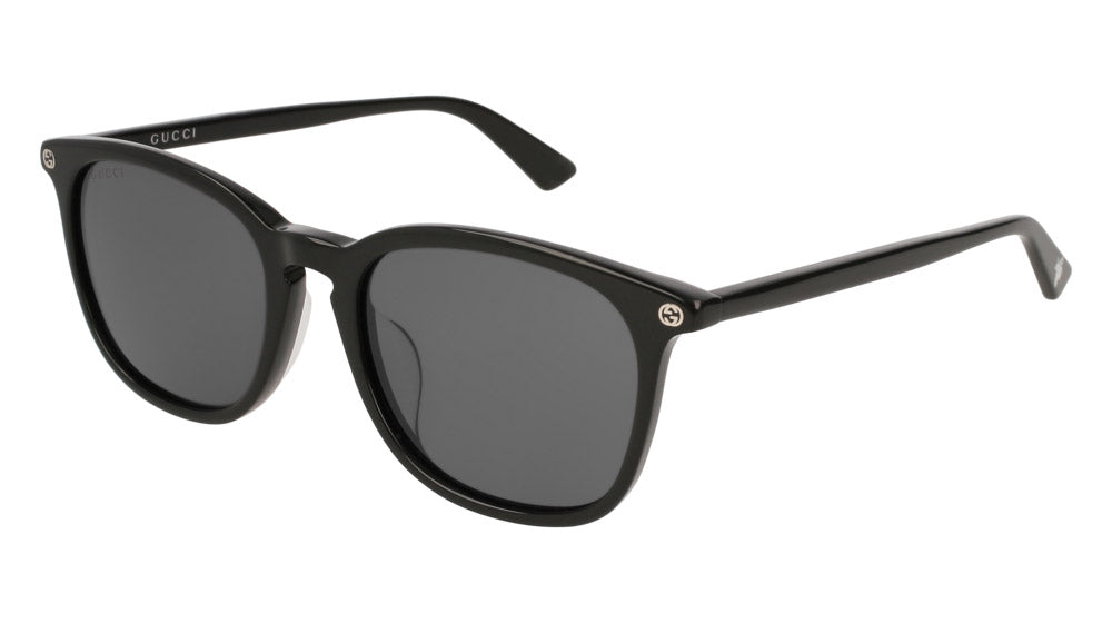 Gucci® GG0154SA GUC GG0154SA 001 53 - Black Sunglasses