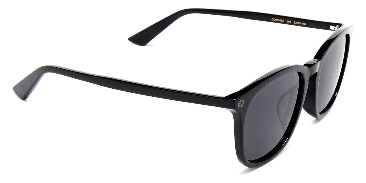 Gucci® GG0154SA GUC GG0154SA 001 53 - Black Sunglasses