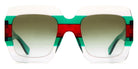 Gucci® GG0178S GUC GG0178S 001 54 - Multicolor/Green Sunglasses