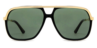 Gucci® GG0200S GUC GG0200S 001 57 - Black/Gold Sunglasses