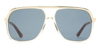 Gucci® GG0200S GUC GG0200S 004 57 - Brown/Gold Sunglasses